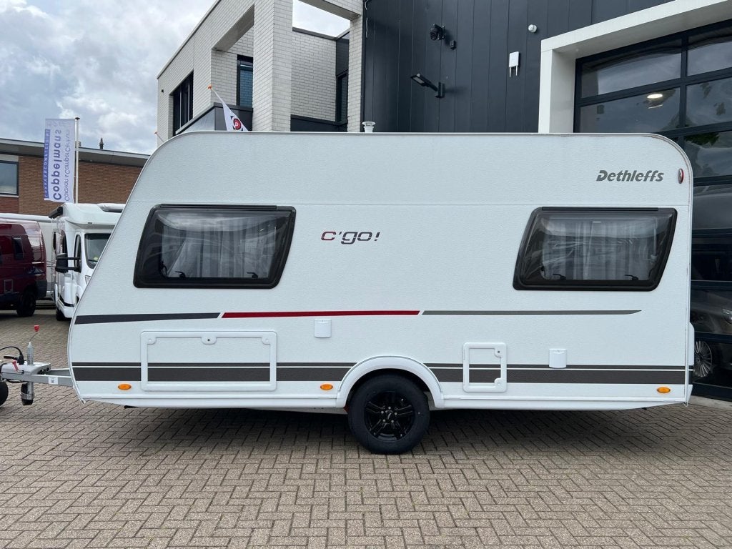 Dethleffs C'Go 415 QL luifel, mover, sportwielen, Nieuw, Standaardzit, Schokbreker, Bedrijf, 750 - 1000 kg