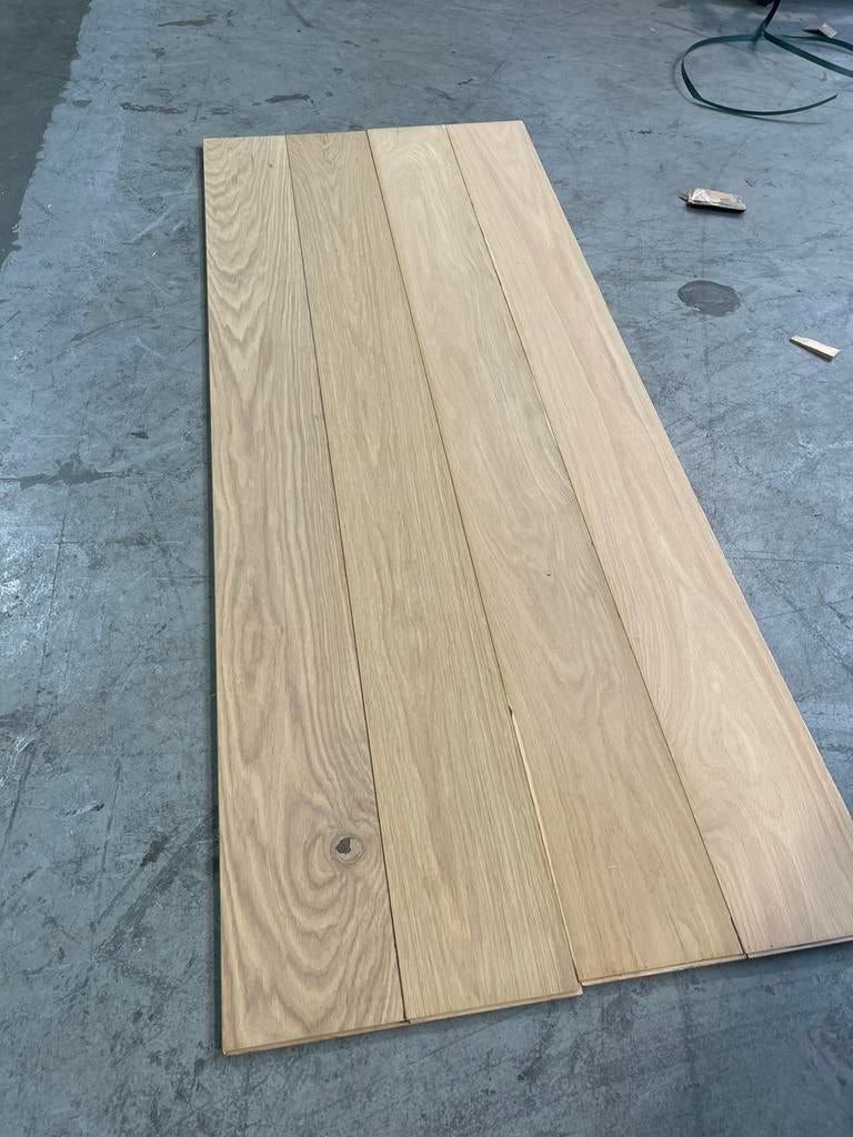 30.5m2 noestarme restpartij vloer geolied incl btw eiken, Ophalen of Verzenden, Zo goed als nieuw, 75 m² of meer, Parket