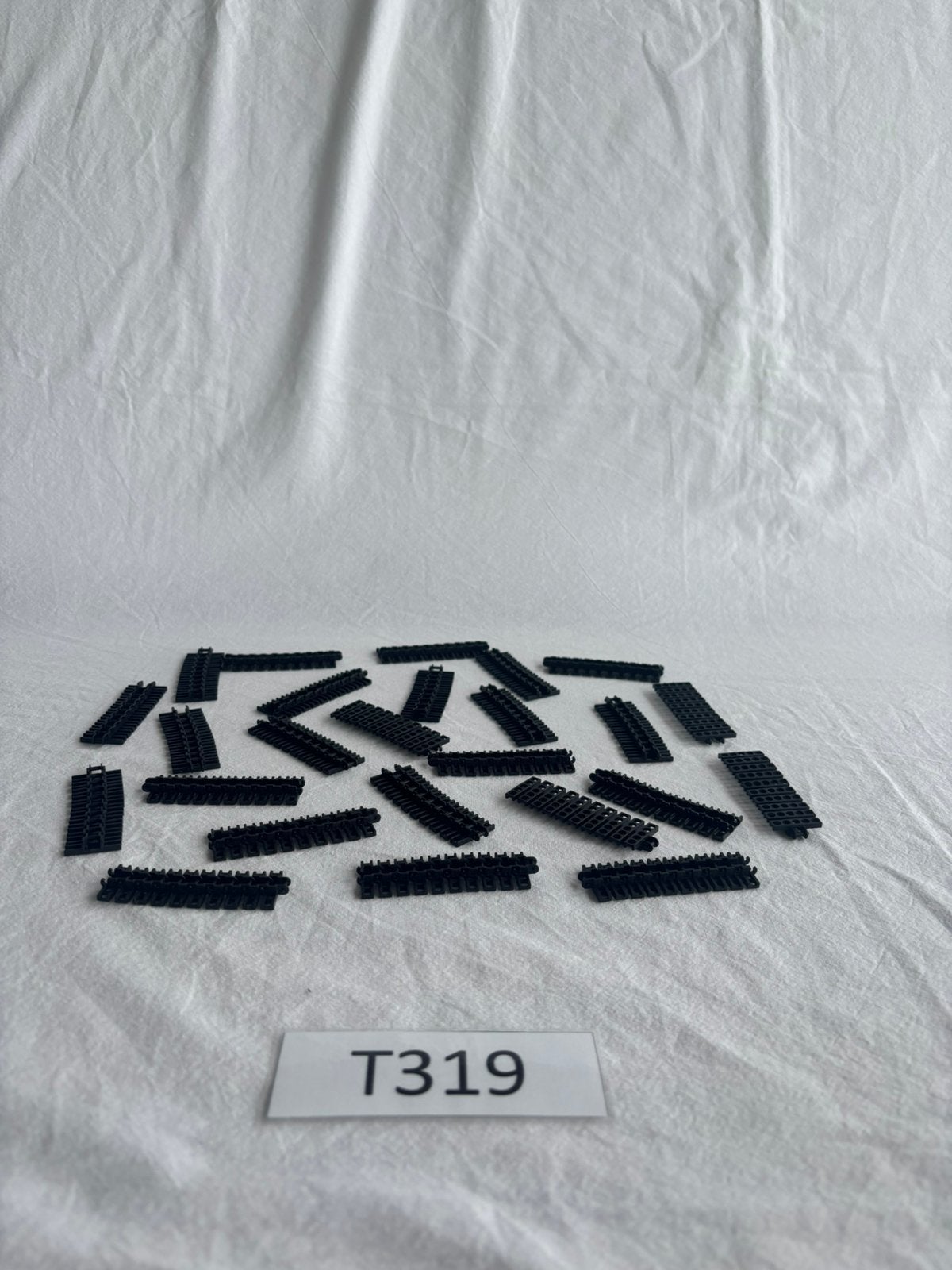 Lego Technic zwarte rupsbanden smal - T319, Lego, Lego, Lego, Ophalen of Verzenden