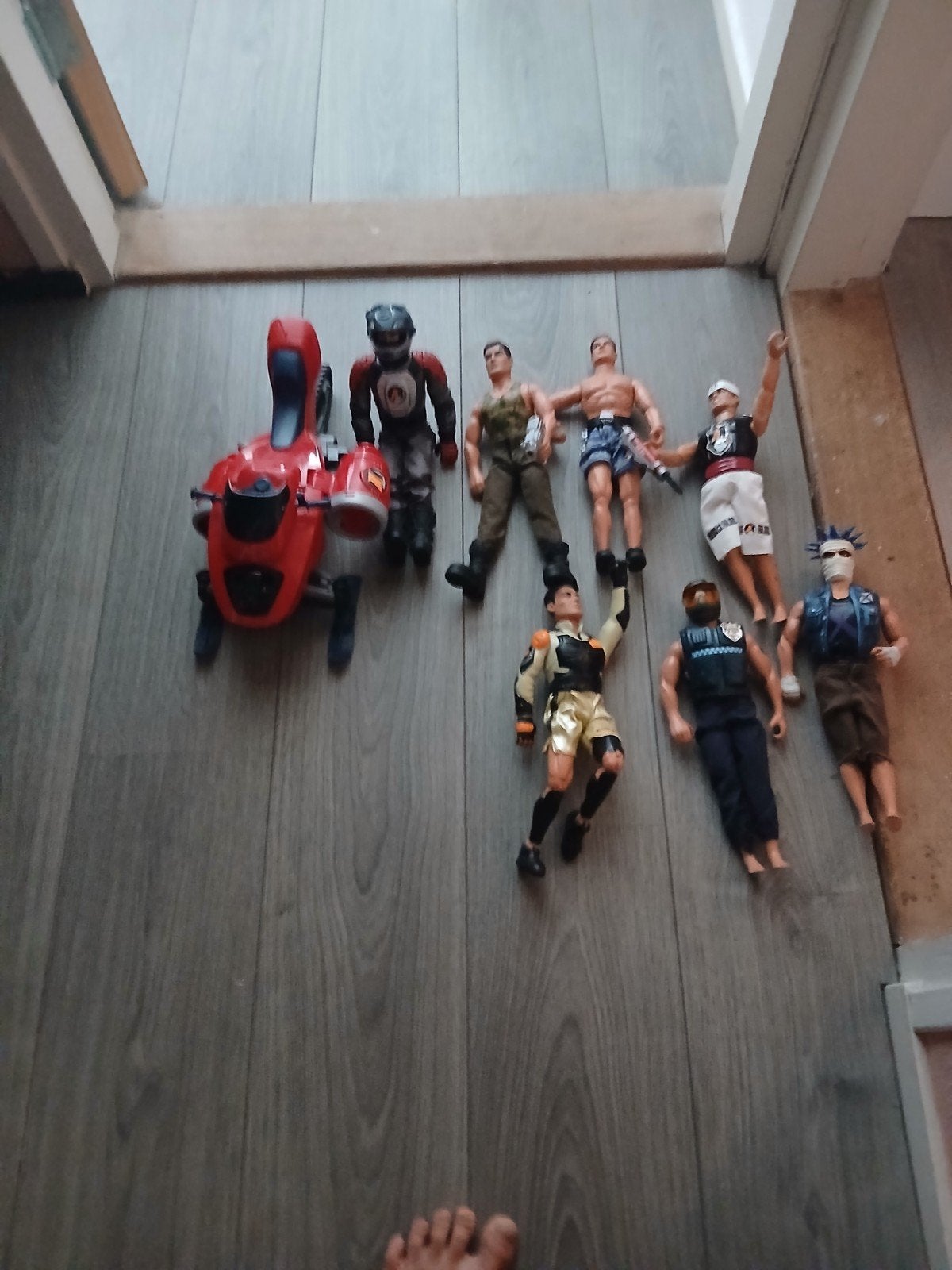 Action Man figuren en voertuig - beschadigd, Kinderen en Baby's, Speelgoed | Actiefiguren, Ophalen of Verzenden, Gebruikt