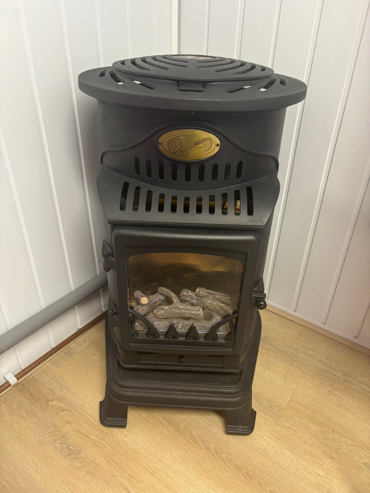 Propaan butaan lpg kachel, Ophalen of Verzenden, Zo goed als nieuw, Hout, Houtkachel