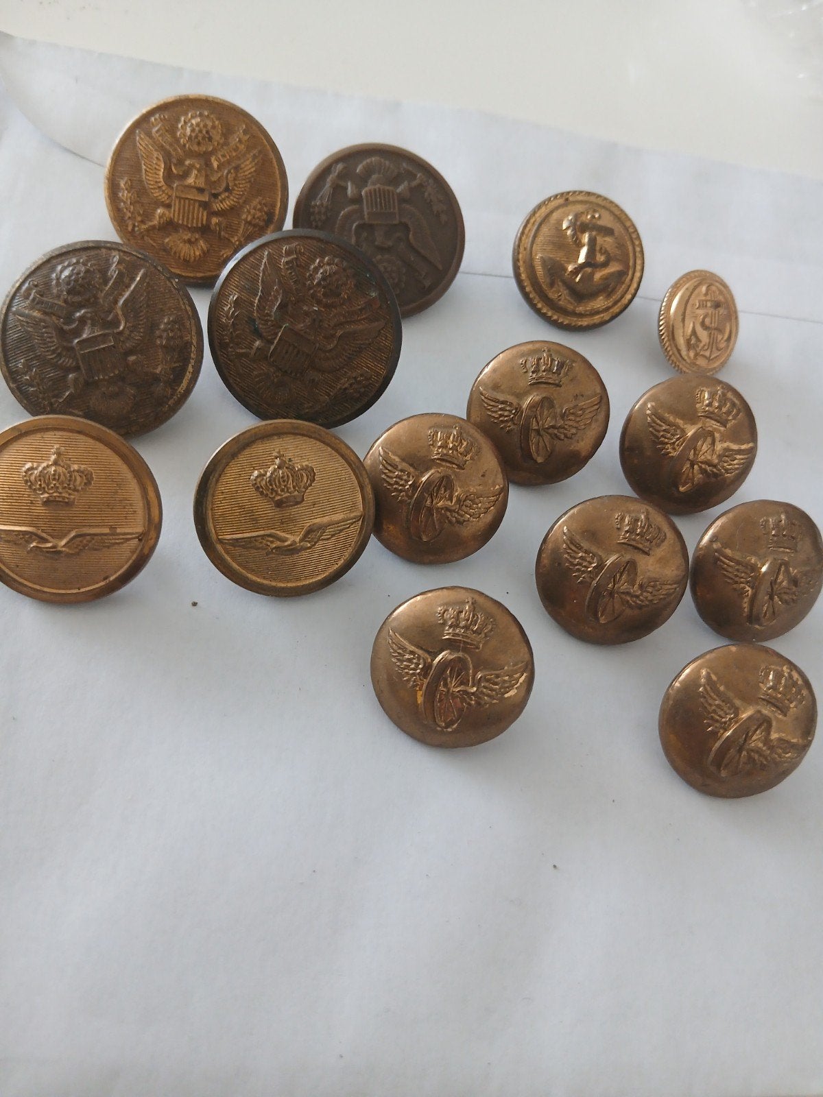 Verzameling antieke militaire knopen, Verzamelen, Militaria | Algemeen, Ophalen