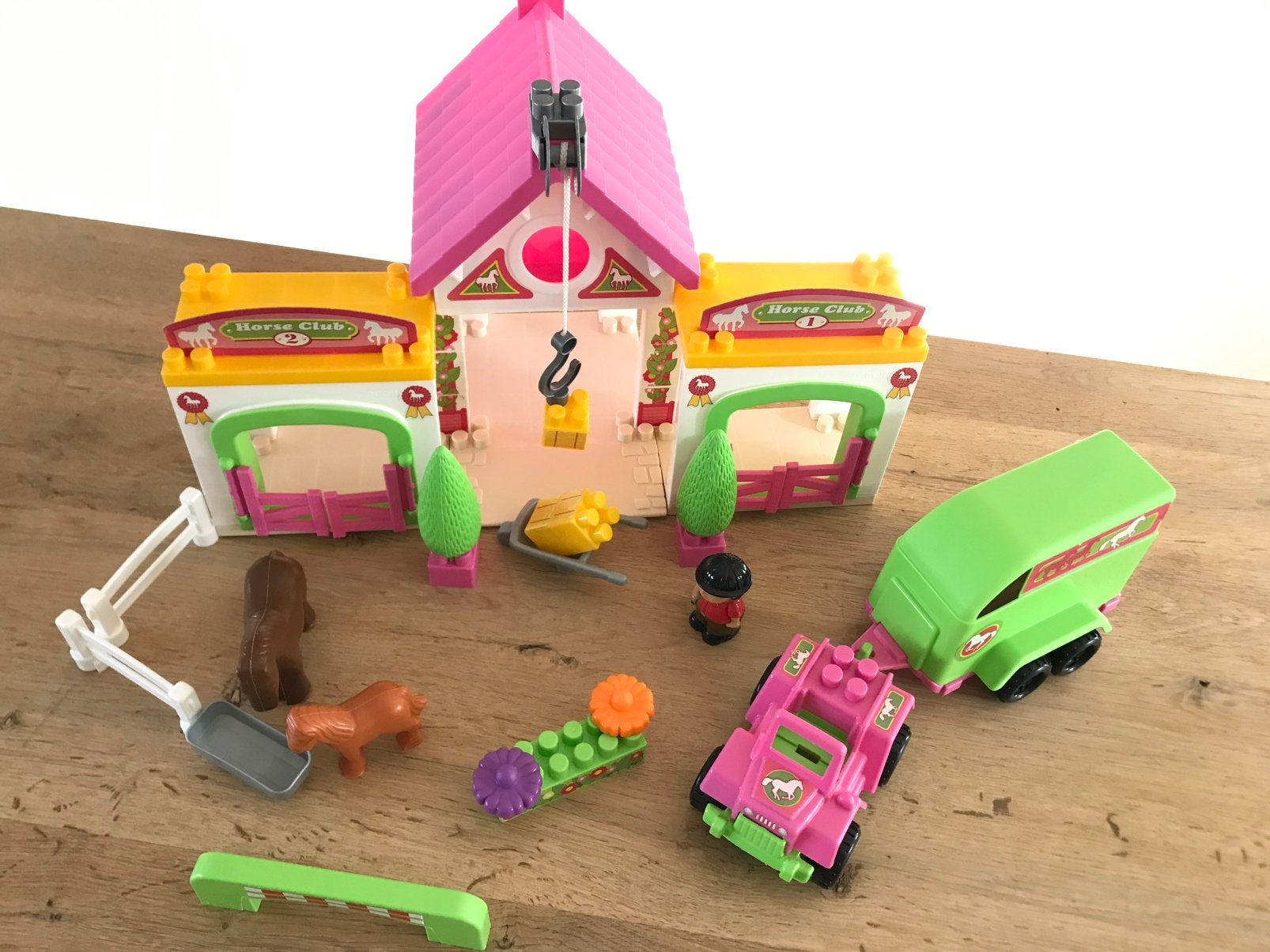 Manege / speel boerderij met extra’s Abrick, Ophalen of Verzenden, Zo goed als nieuw, Abrick