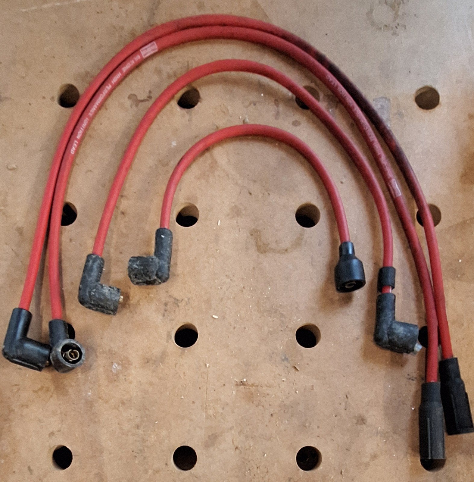 Champignons Siliconen High Performance Bougiekabels, Auto-onderdelen, Elektronica en Kabels, Ophalen of Verzenden, Gebruikt, Universele onderdelen