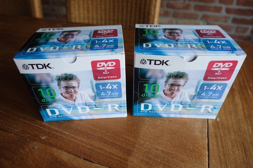 nog 1 nieuwe doos TDK DVD-R 1-4X4,7GB single sided, Ophalen of Verzenden, Nieuw, Dvd, TDK