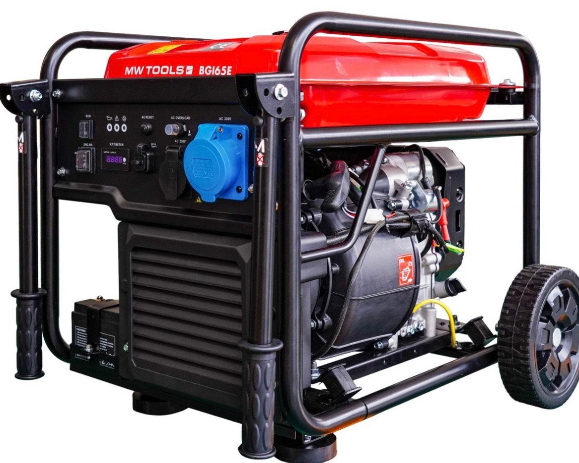 Benzine inverter generator 6,5 kW 230 V met elektrische star