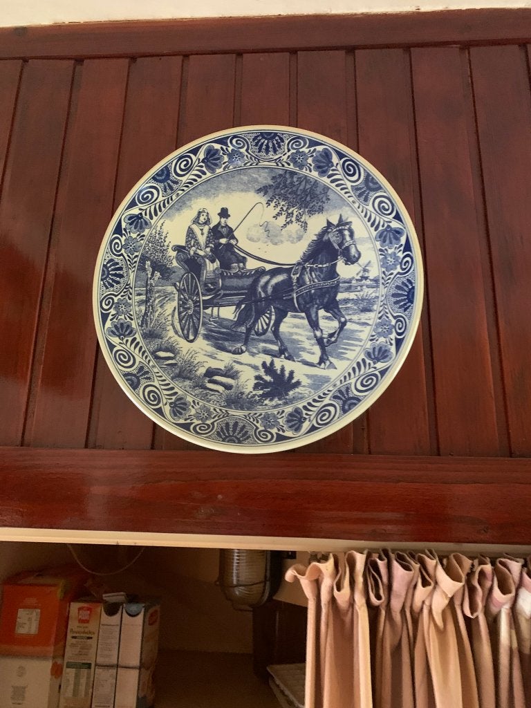 delfts blauw, Ophalen