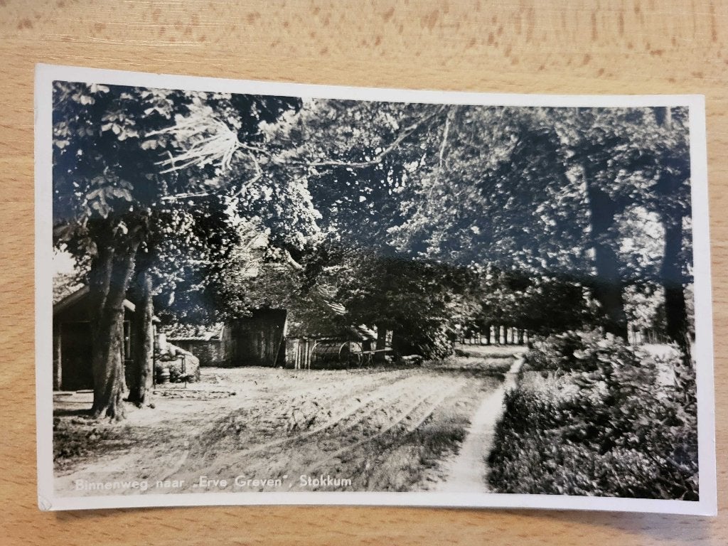 ansicht STOKKUM erve graven, Verzenden, Voor 1920, Overijssel