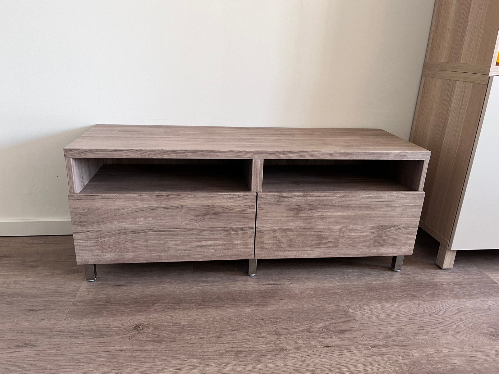 IKEA besta tv meubel 120x40x50, Ophalen, 100 tot 150 cm, Zo goed als nieuw, Minder dan 100 cm