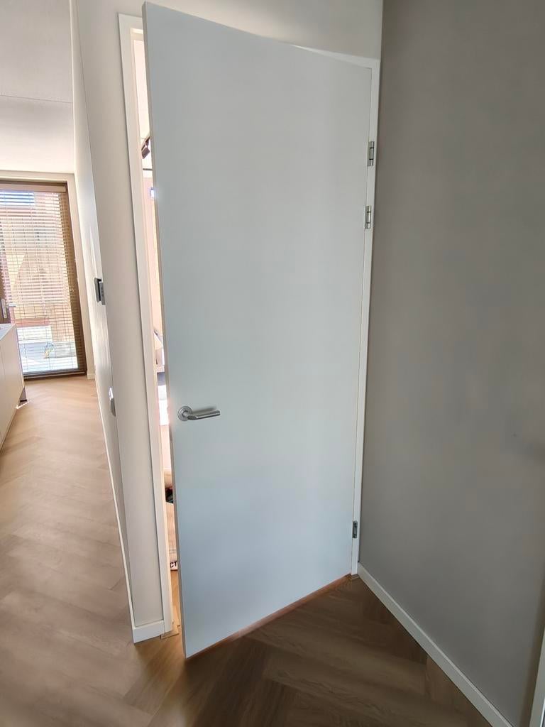 Nieuwe Binnendeur Stomp Wit 231,5x93 cm Rechtsdraaiend, Doe-het-zelf en Verbouw, Deuren en Horren, Ophalen