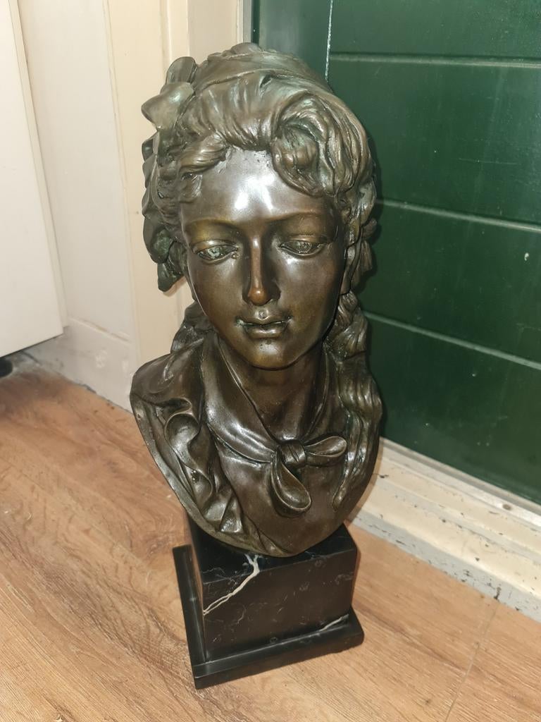 Grote echt bronzen buste, Ophalen