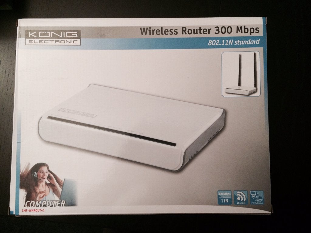 König Wireless 11N Router 300Mbps (CMP-WNROUT41) NIEUW, Ophalen of Verzenden, Nieuw, Router, König
