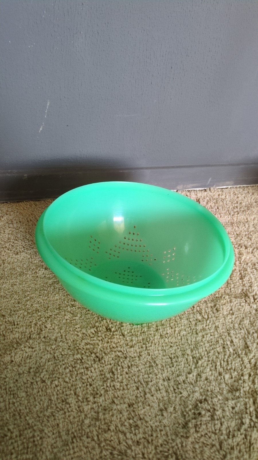 Groen Tupperware vergiet, Ophalen, Gebruikt, Groen, Overige typen