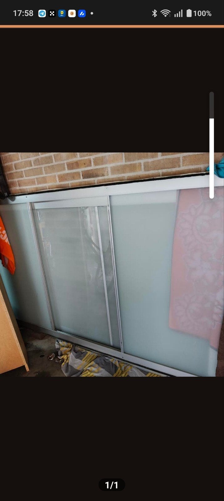 Set deuren voor Ikea Pax kast, Ophalen, Glas, 200 cm of meer