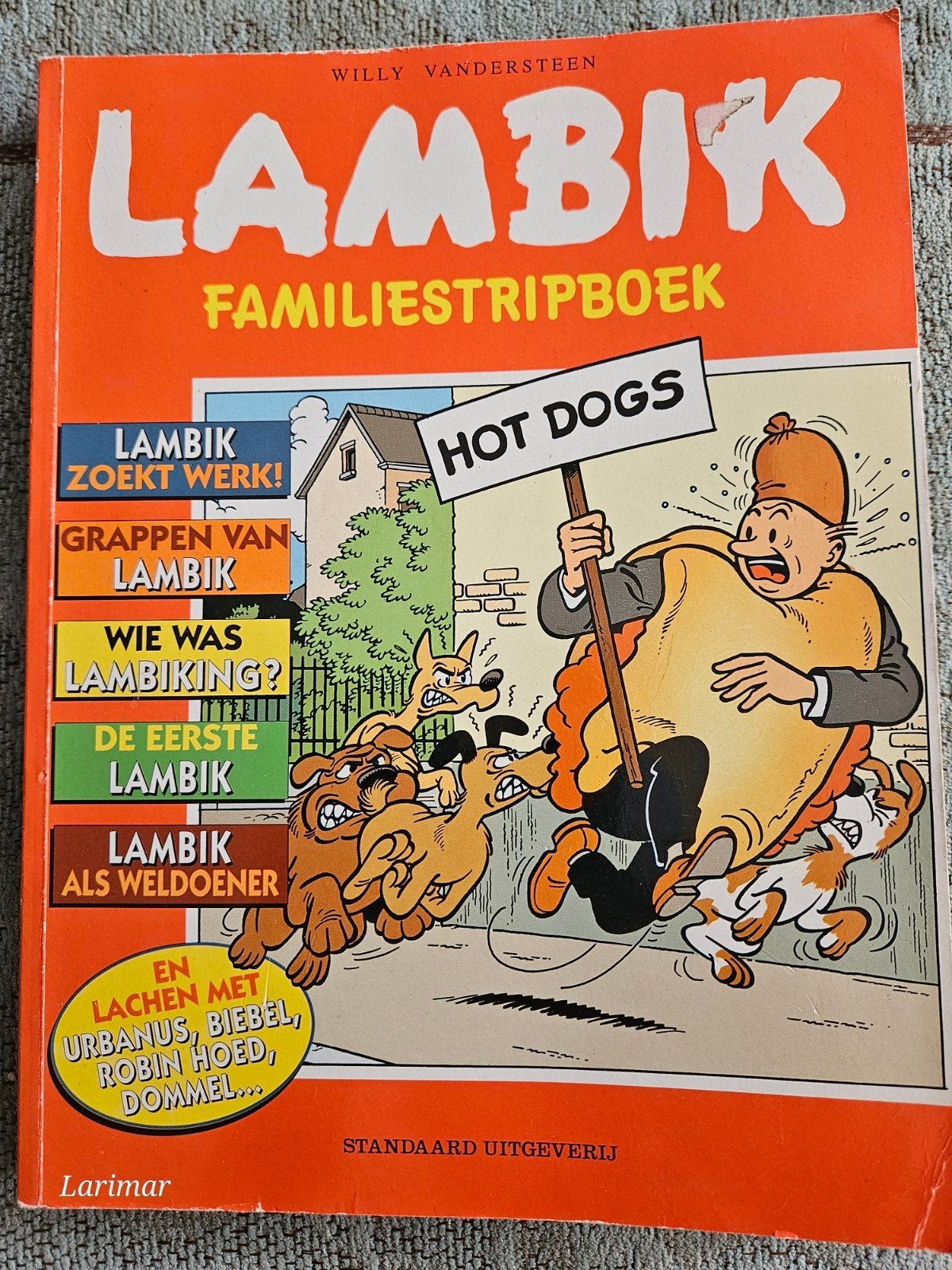 Lambik Familiestripboek - Hot Dogs, Eén stripboek, Ophalen of Verzenden, Gelezen, Willy Vandersteen