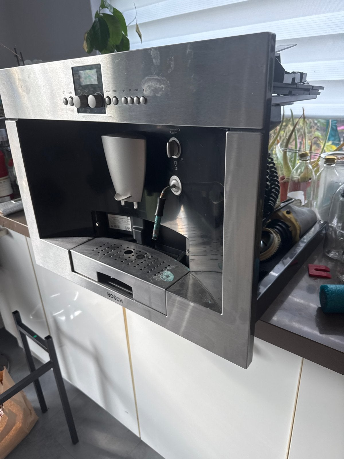 Defecte Bosch koffiemachine - gratis af te halen, Ophalen of Verzenden, Niet werkend, Koffiemachine