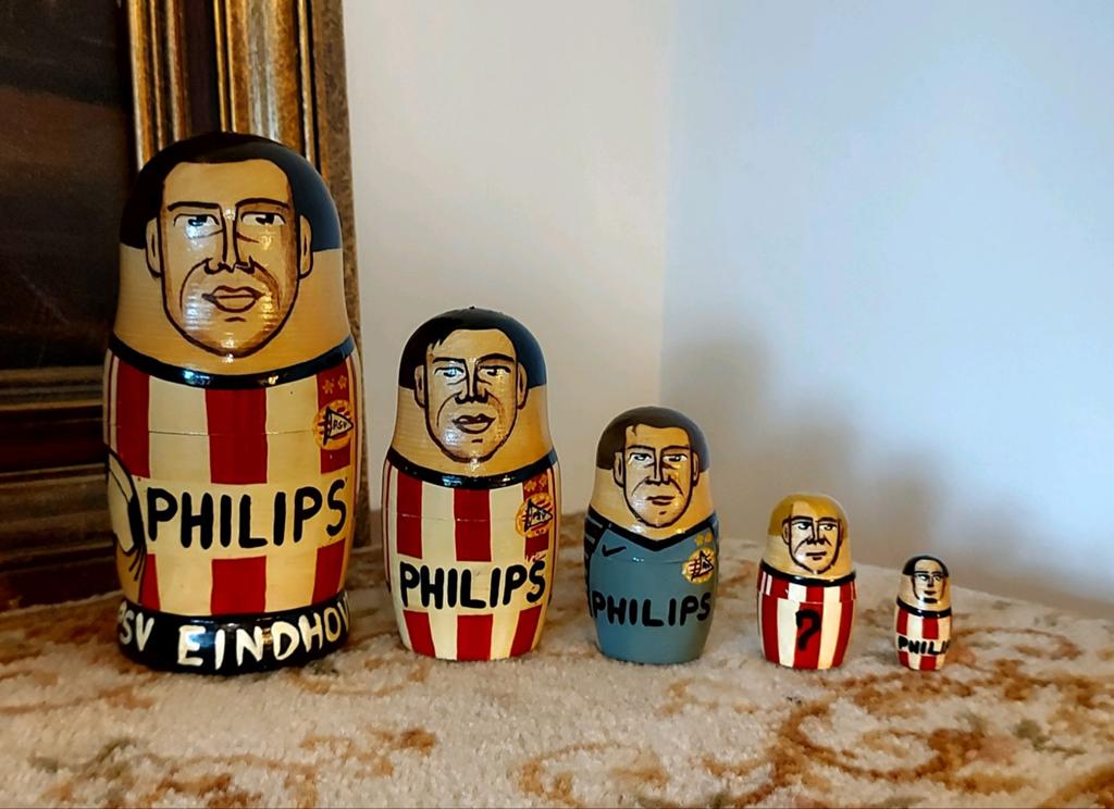 PSV matroesjka poppen set, Ophalen of Verzenden, Zo goed als nieuw, PSV