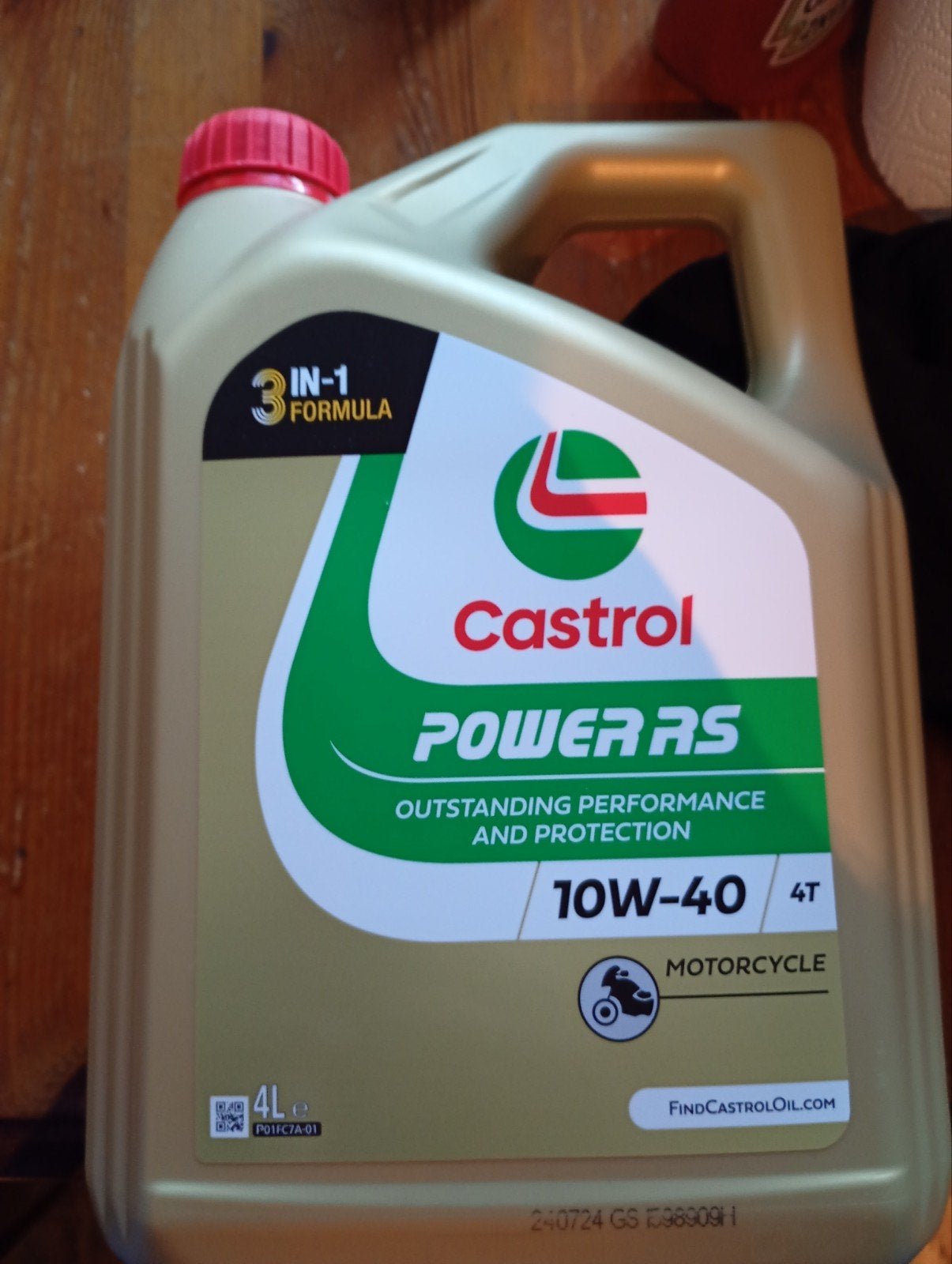 Castrol Power RS 10W-40 4T Motorolie 4L, Motoren, Ophalen