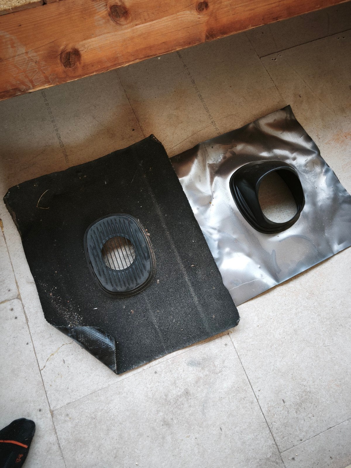 Dakdoorvoer voor ventilatie of afzuiging, Ophalen, Gebruikt, Minder dan 2 meter, 80 mm of meer