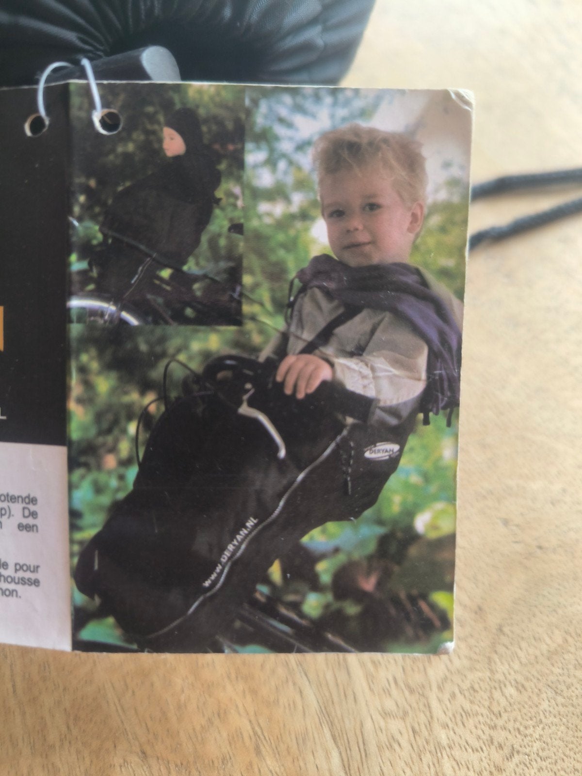 Deryan voetenzak met regenponcho voor fietsstoeltje (voor), Ophalen of Verzenden