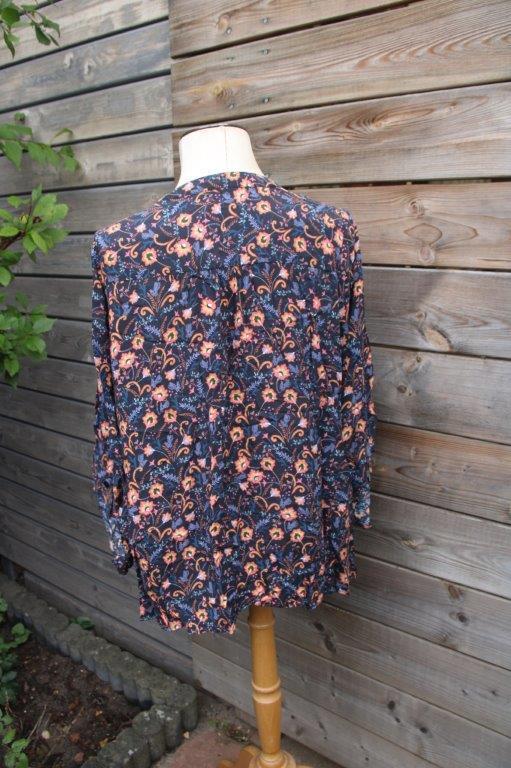 Tuniek donkerblauw/ oranje Paprika mt XXL Vaste prijs, Blauw, Maat 46/48 (XL) of groter, Ophalen of Verzenden, Zo goed als nieuw