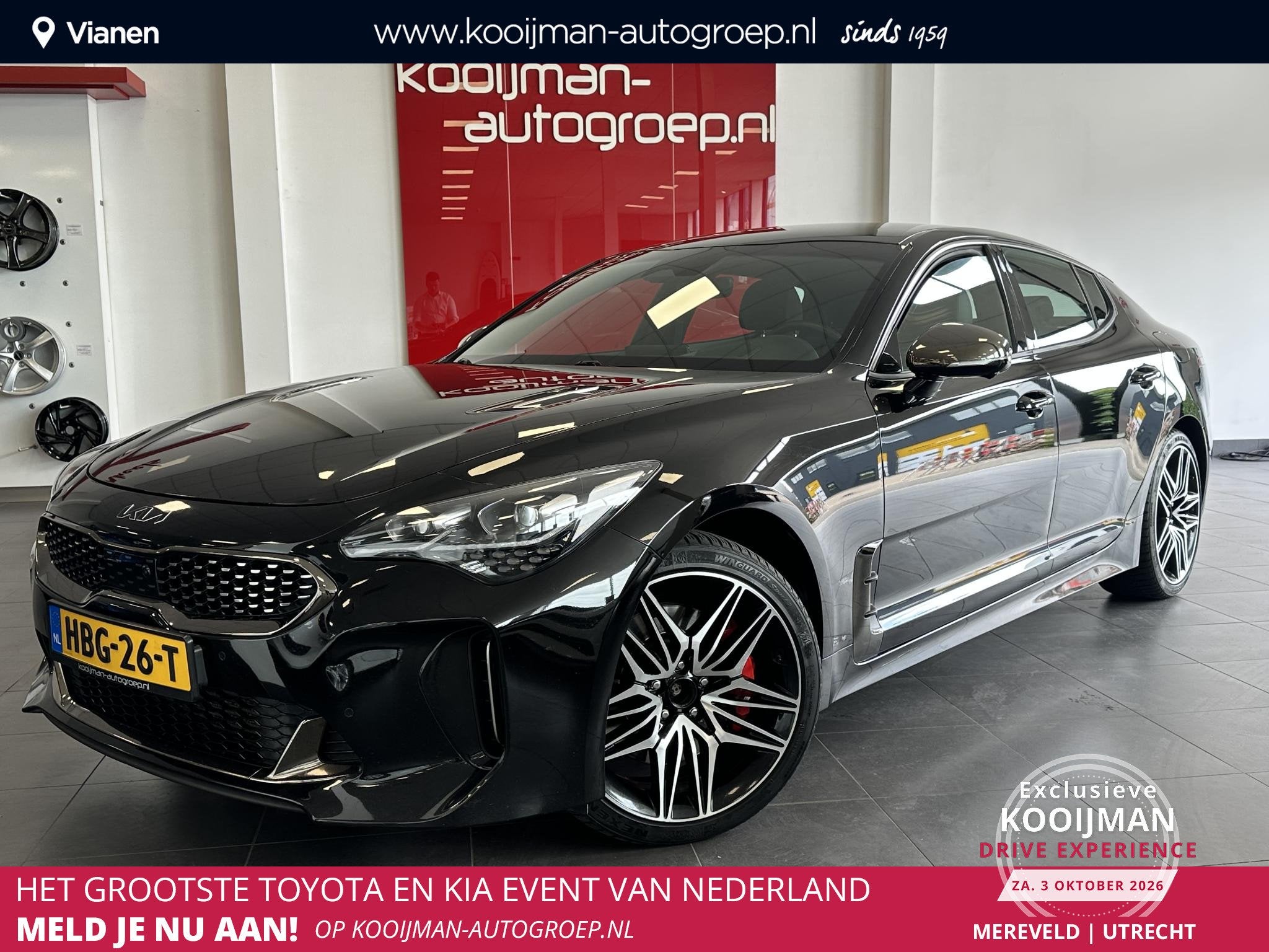 Kia Stinger 3.3 Twin Turbo V6 AWD GT PRO Nieuwste model, 370