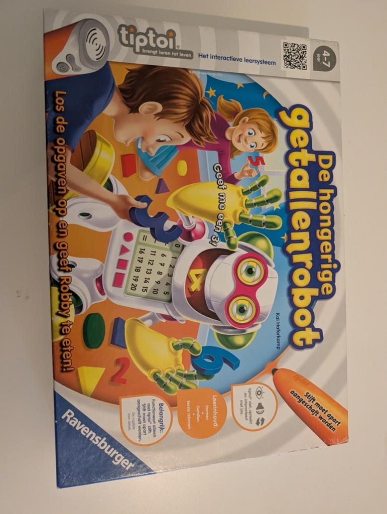 Tiptoi De Hongerige Getallenrobot (excl. stift), Ophalen of Verzenden, Gebruikt, Rekenen