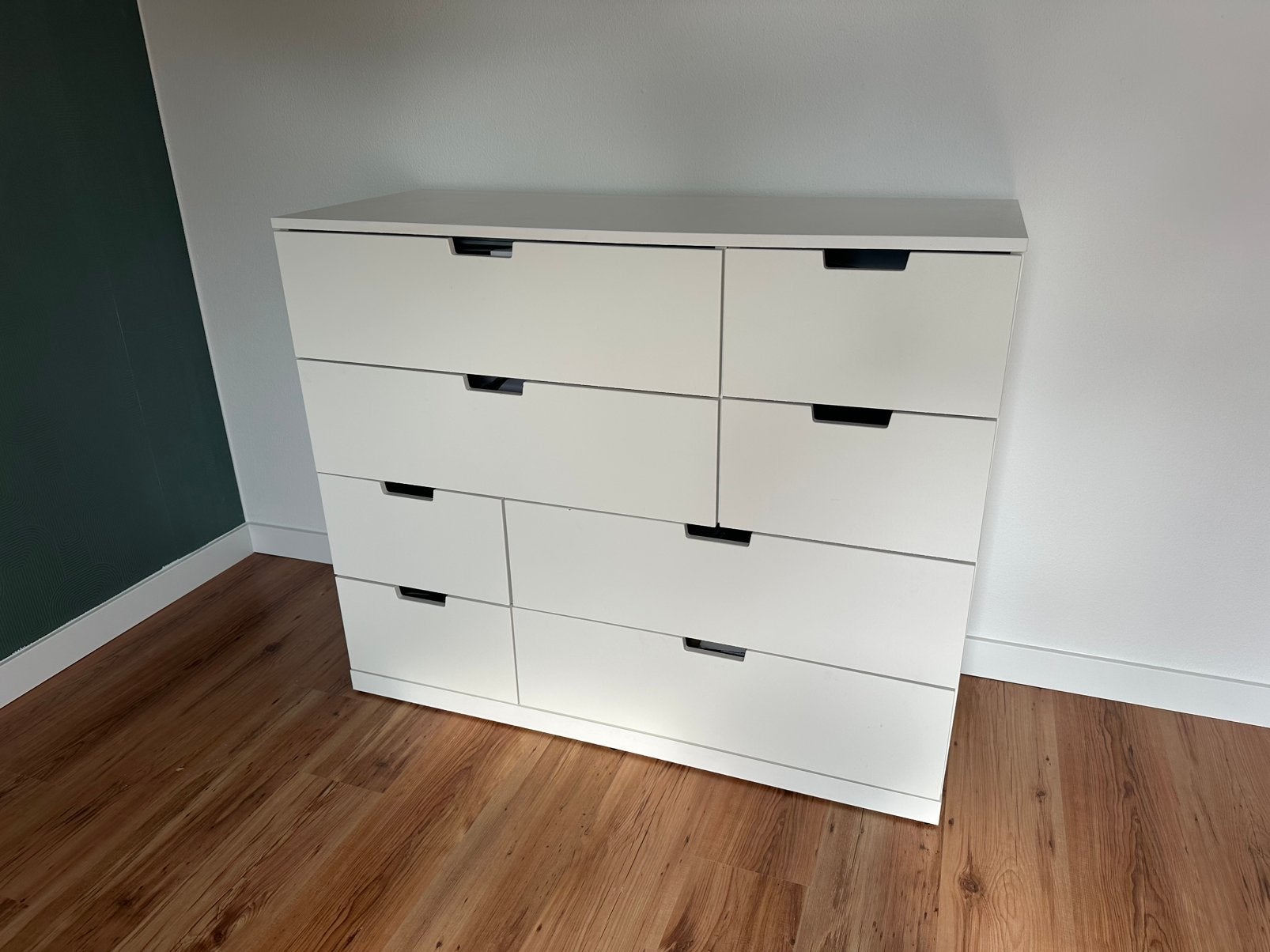 Nordli kast IKEA, 8 lades, Ophalen, 100 tot 150 cm, 5 laden of meer, Zo goed als nieuw