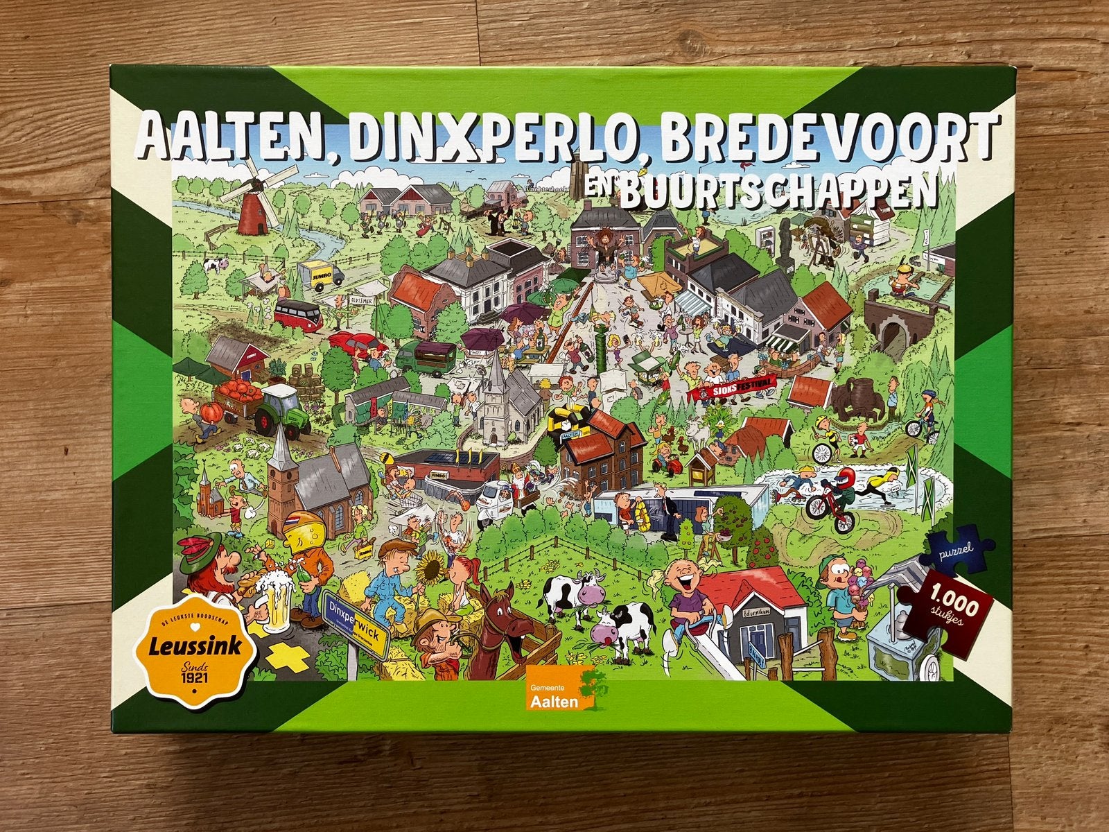 Legpuzzel Aalten, Dinxperlo, Breedenbroek 1000 stukjes, Ophalen, 500 t/m 1500 stukjes, Zo goed als nieuw, Legpuzzel