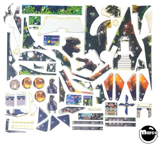 Stern Jurassic Park PRO Playfield Plastics Kit #803-5000-M1, Stern, Nieuw, Ophalen of Verzenden, Dot-matrix