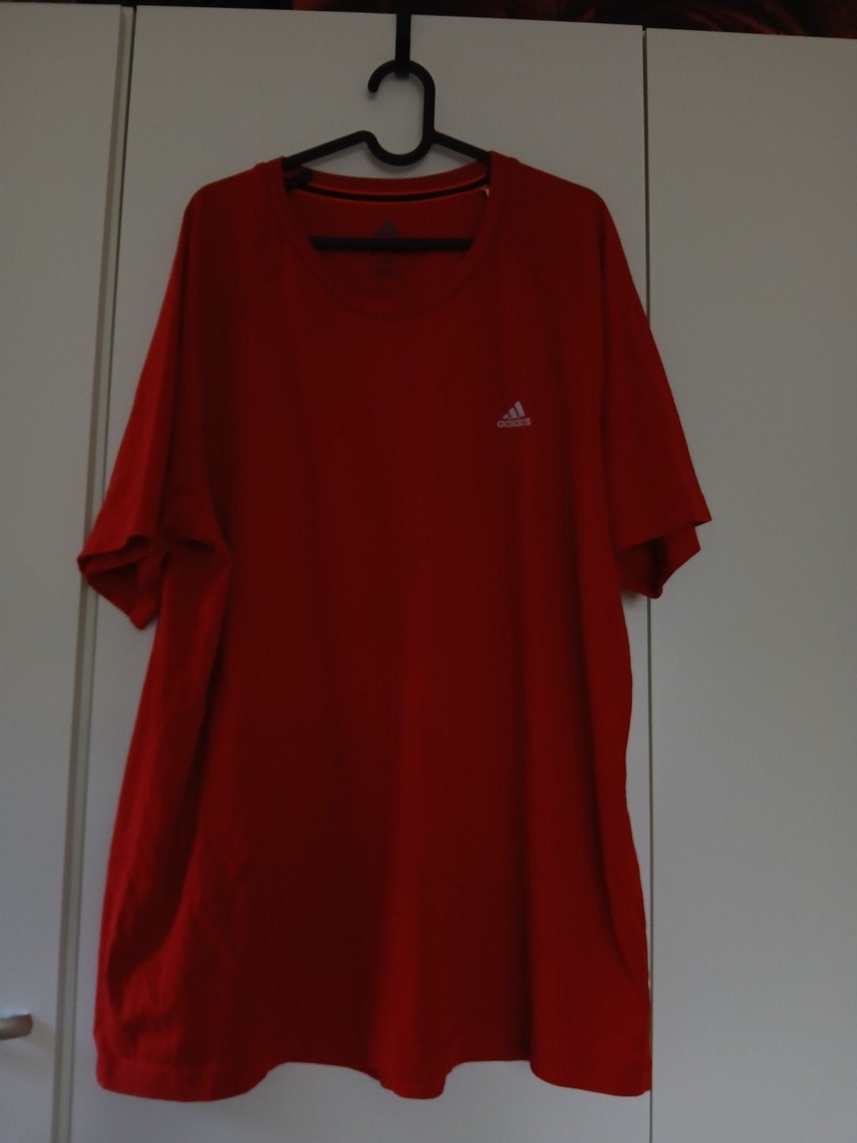 Adidas T-shirt XL Rood - Climalite Cotton, Kleding | Heren, T-shirts, Maat 56/58 (XL), Ophalen of Verzenden, Adidas, Gedragen