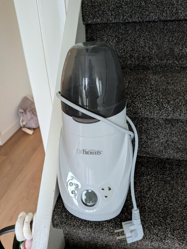 Dr. Brown's Deluxe Flessenwarmer en Sterilisator, Kinderen en Baby's, Babyvoeding en Toebehoren, Ophalen of Verzenden, Gebruikt