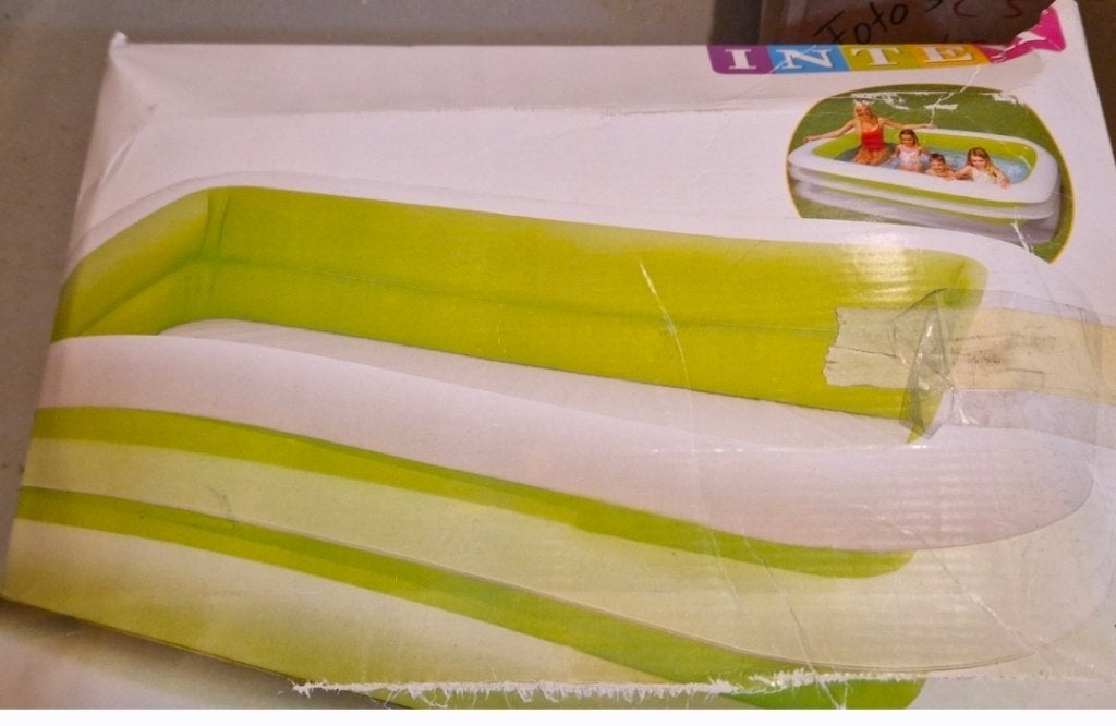 Familie opblaas zwembad met dekzeil, Ophalen, Gebruikt, Minder dan 80 cm, Opblaaszwembad