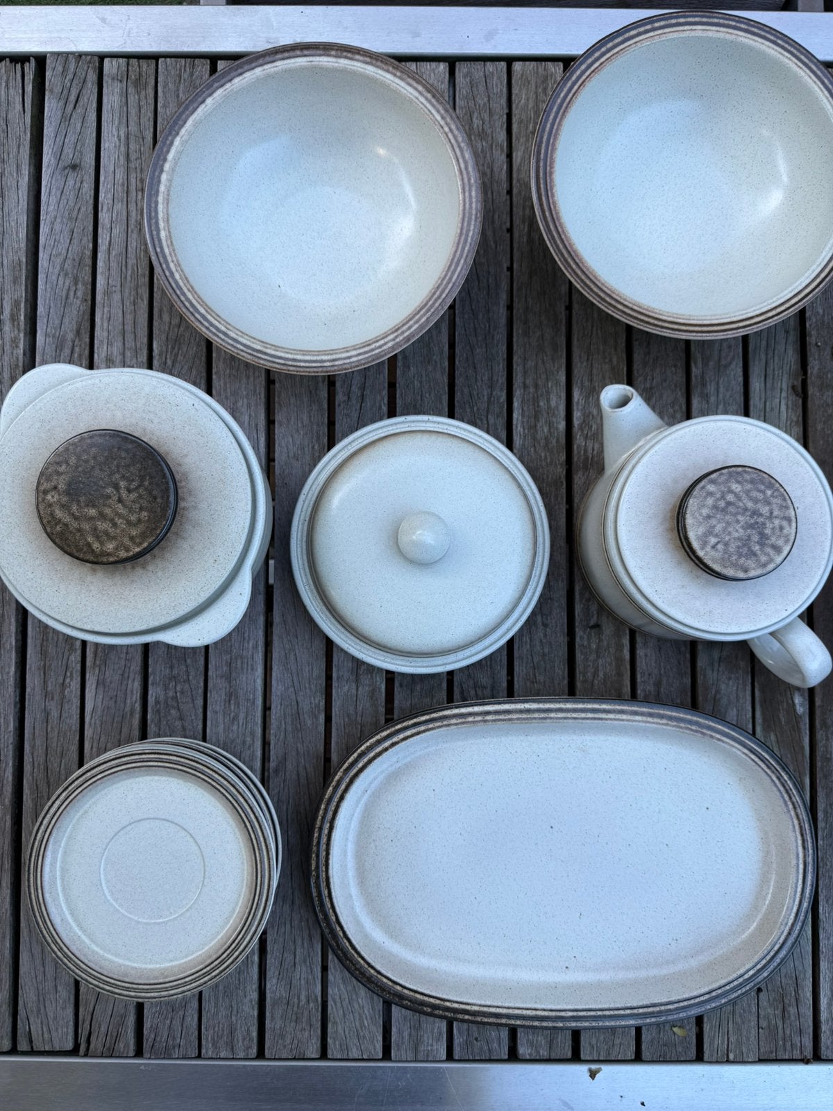 Mid Century Vintage jaren 70 Gerzit West Germany Servies, Ophalen
