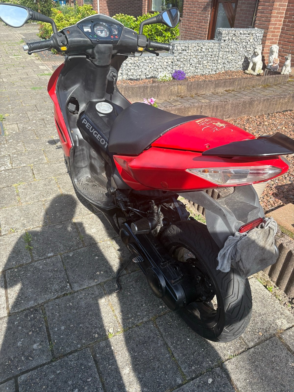 Peugeot Jetforce 70cc watergekoeld Scooter - Rood, Gebruikt, Overige modellen, Maximaal 45 km/u, Ophalen of Verzenden