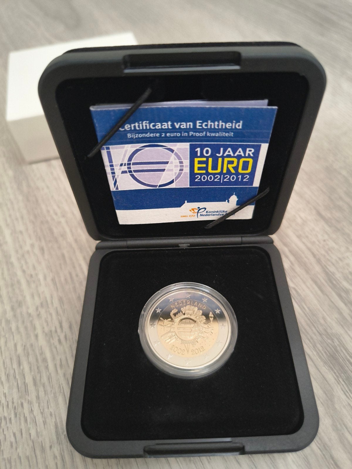 2 Euro munt 10 Jaar Euro 2002-2012 Proof, Postzegels en Munten, Munten | Europa | Euromunten, Ophalen of Verzenden, Oostenrijk