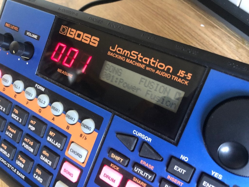 Boss JS-5 JamStation Rhythm Backing Jamming Drum Machine, Ophalen of Verzenden, Gebruikt, Boss