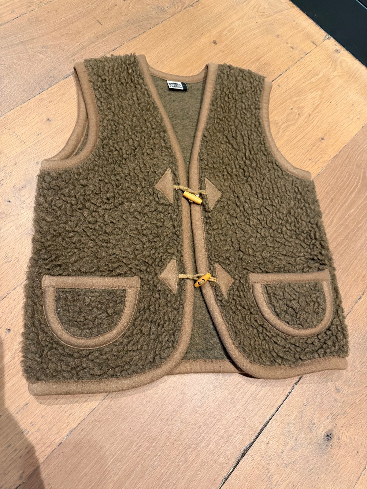 Alwero bodywarmer kind maat L echte wol, Ophalen of Verzenden, Zo goed als nieuw, Jongen of Meisje