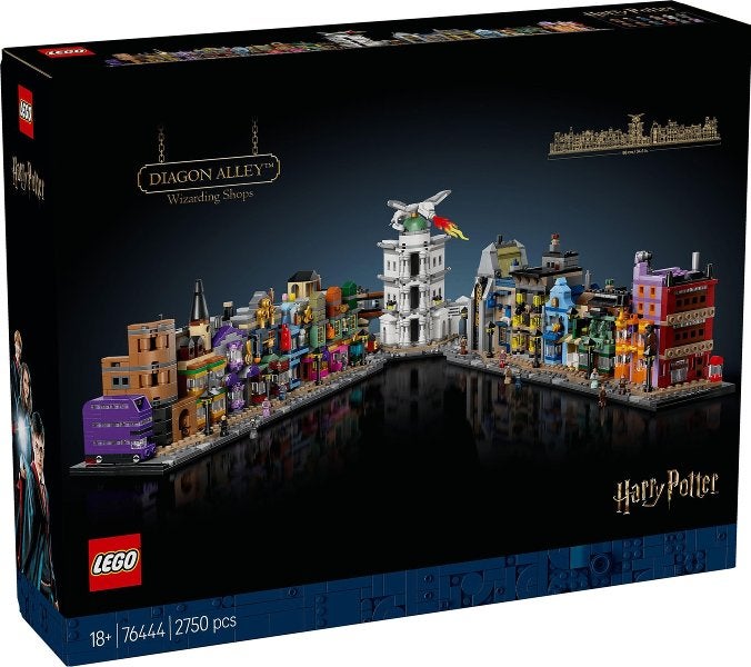 Lego Harry Potter set 76444 Diagon Alley Wizarding Shops, Lego, Ophalen of Verzenden, Complete set, Compleet