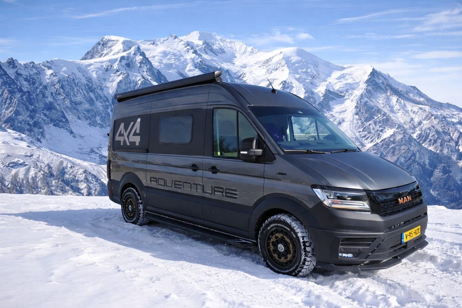 Unieke MAN TGE 2024 Facelift Off Road Look Bpm-vrij Ex btw!, Auto's, Stof, 4 cilinders, MAN, Bedrijf