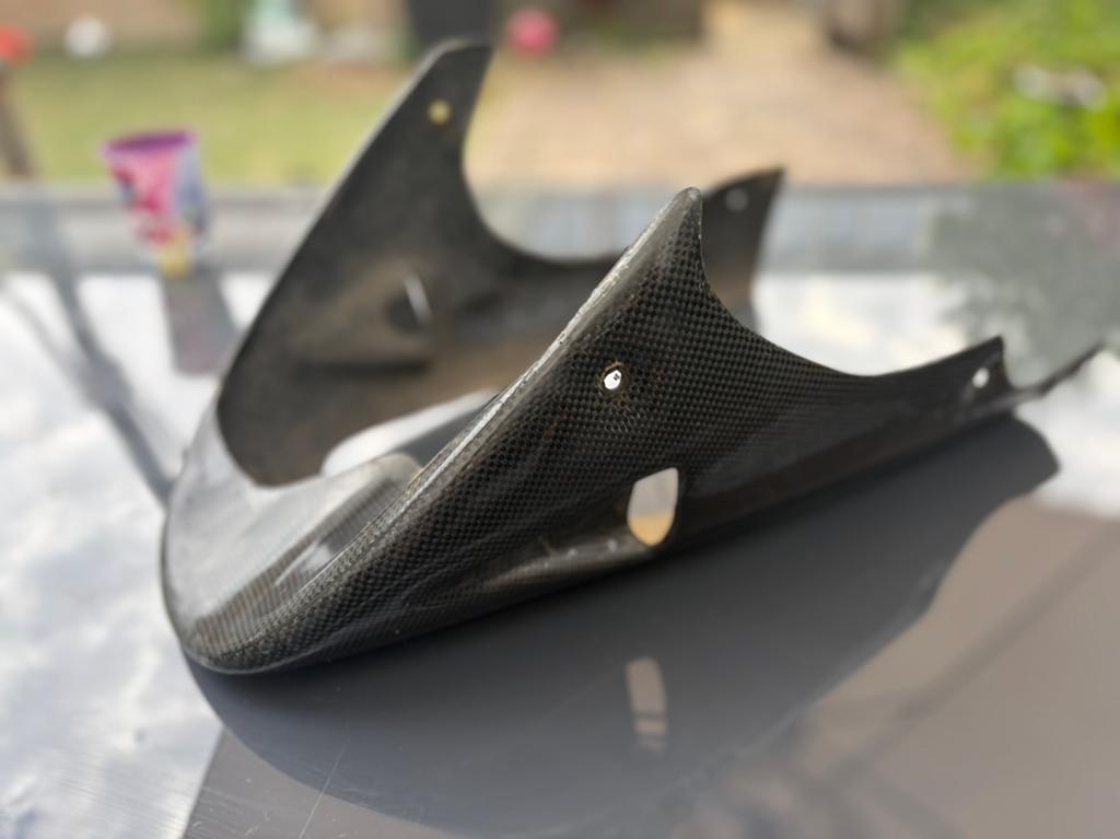 Carbon bellypan Ducati monster, Verzenden, Gebruikt