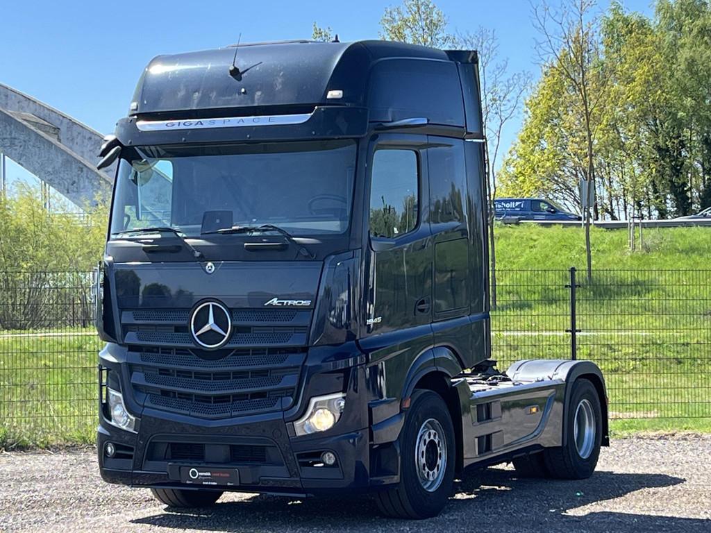 Mercedes-Benz Actros 1845 LS | GigaSpace | Parking cooler |, Automaat, Stof, Blauw, Mercedes-Benz