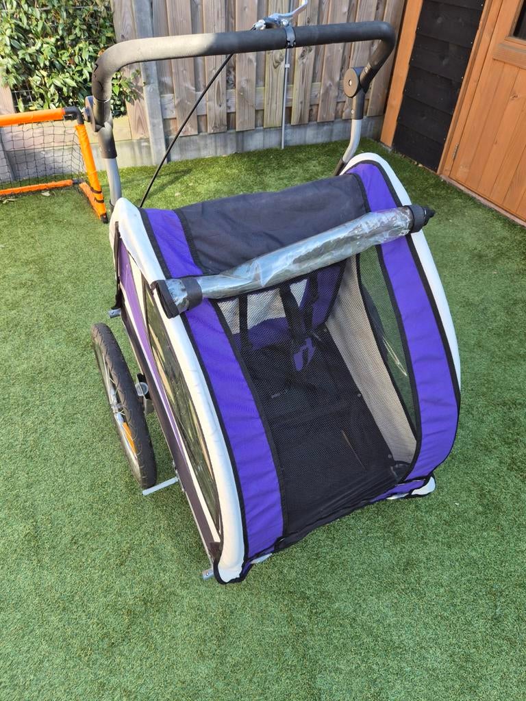 Kinderfietskar / Hondenkar - Opvouwbaar & Veelzijdig, Ophalen, Gebruikt, 20 tot 40 kg, Kinderkar