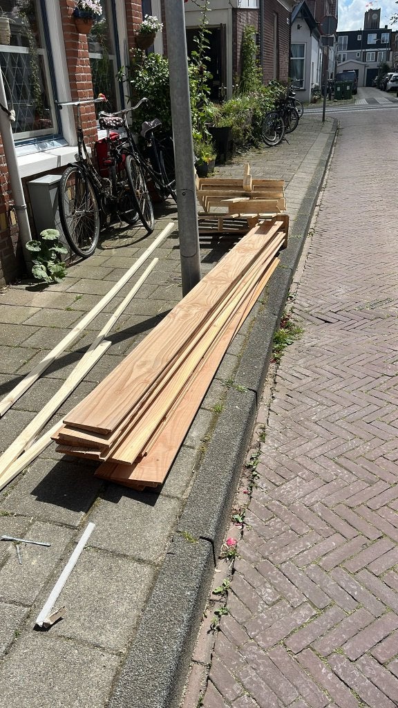 11 stuks Douglas Fijnbezaagd Zweeds Rabat – 36,3m 22x195, Tuin en Terras, Palen, Balken en Planken, Ophalen, Nieuw, 250 cm of meer