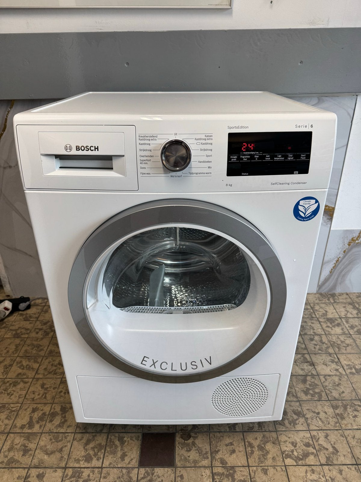 Bosch Warmtepompdroger 8 kg A++ - Zeer goede staat, Witgoed en Apparatuur, 6 tot 8 kg, Ophalen of Verzenden, Zo goed als nieuw