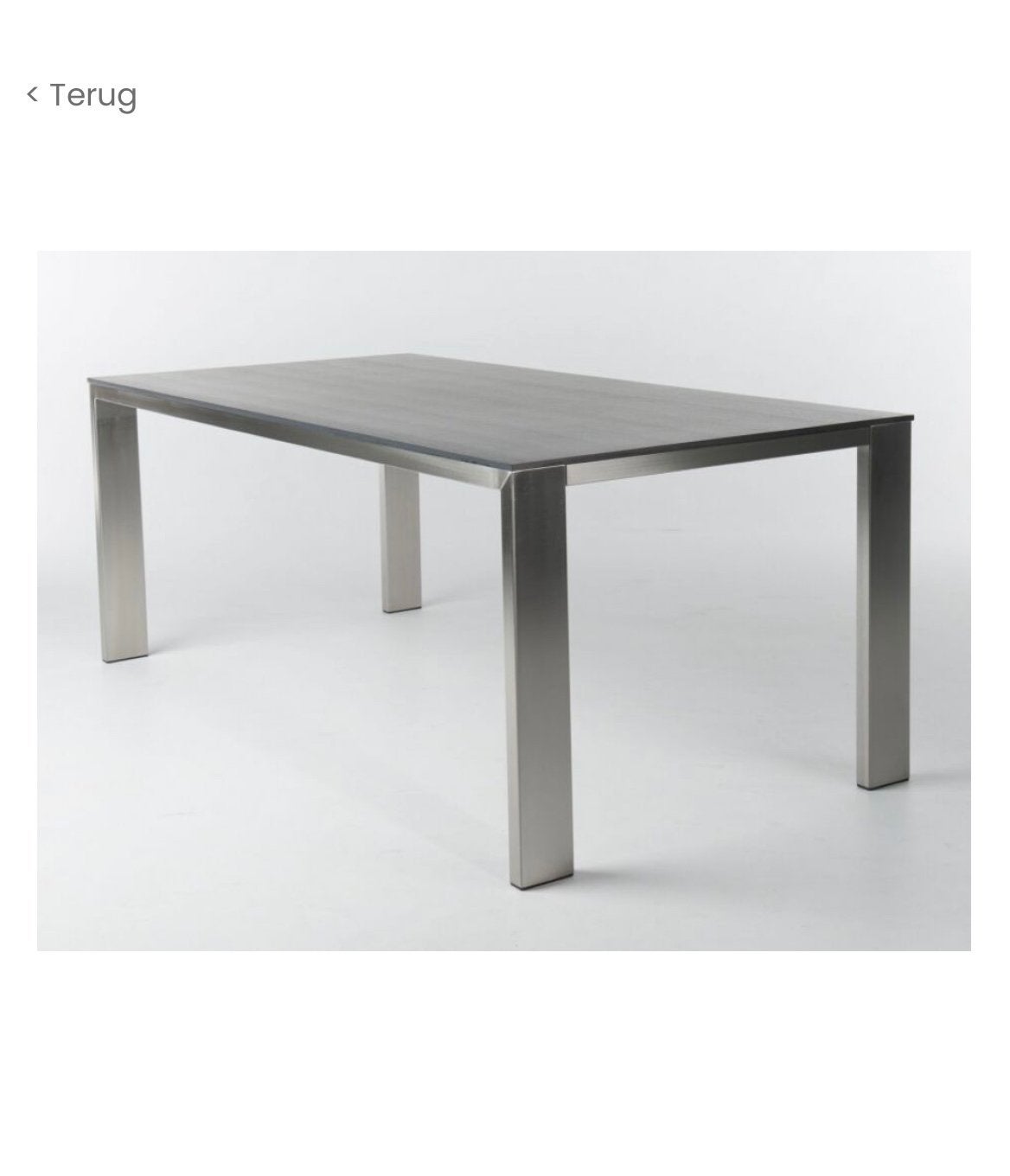 Bert Plantagie Eettafel Edge, Ophalen, 100 tot 150 cm, Vijf personen of meer, Eikenhout