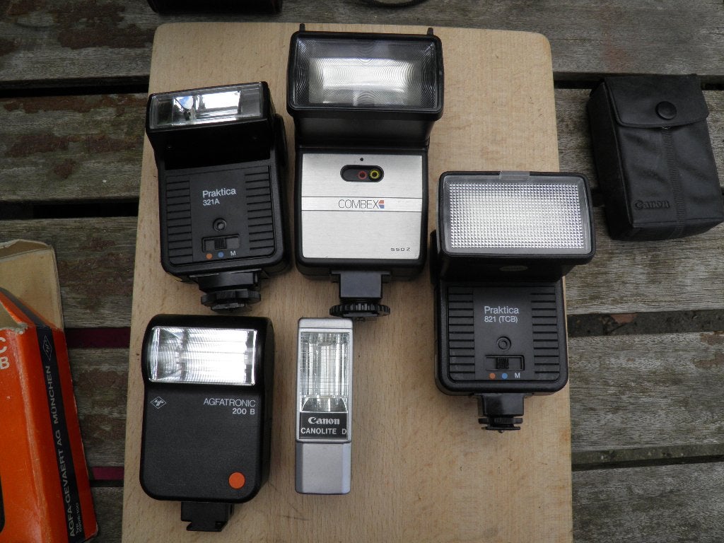 5 flitsers voor analoge camera, Ophalen of Verzenden, Zo goed als nieuw, Overige merken