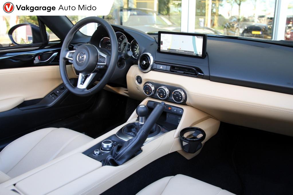 Mazda MX-5 1.5 SkyActiv-G 132 Kazari | NLD auto | 1e eigenaa, Keurmerk '100% Onderhouden', 12 maanden, Euro 6, 4 cilinders