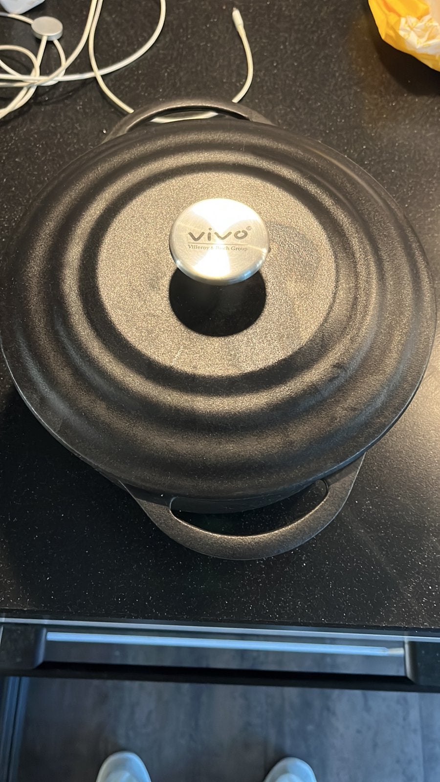 Vivo by Villeroy & Boch - Gietijzeren Braadpan - 24cm, Huis en Inrichting, Verzenden, Zo goed als nieuw, Gietijzer