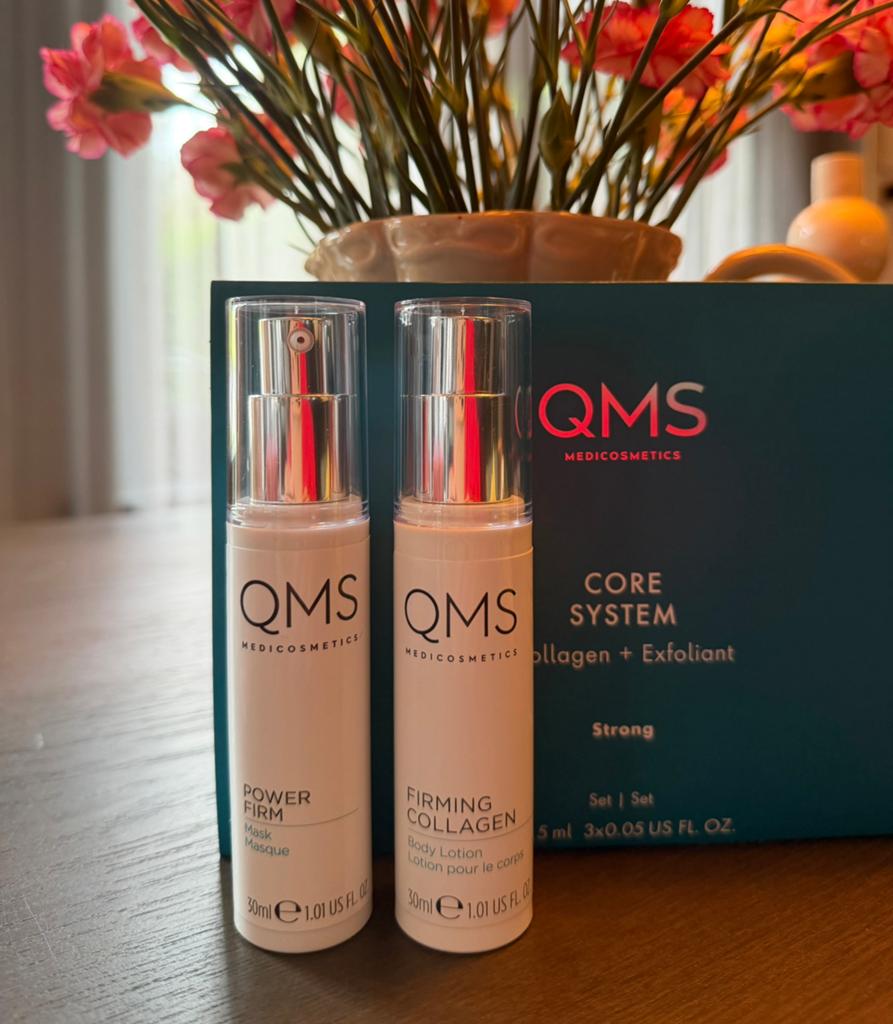 QMS Power Firm Mask & Firming Collagen Body Lotion, Ophalen of Verzenden, Nieuw, Verzorging